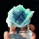 Blue Phantom Fluorite comes from Yaogangxian, Hunan 45*30*30 MM - image 1