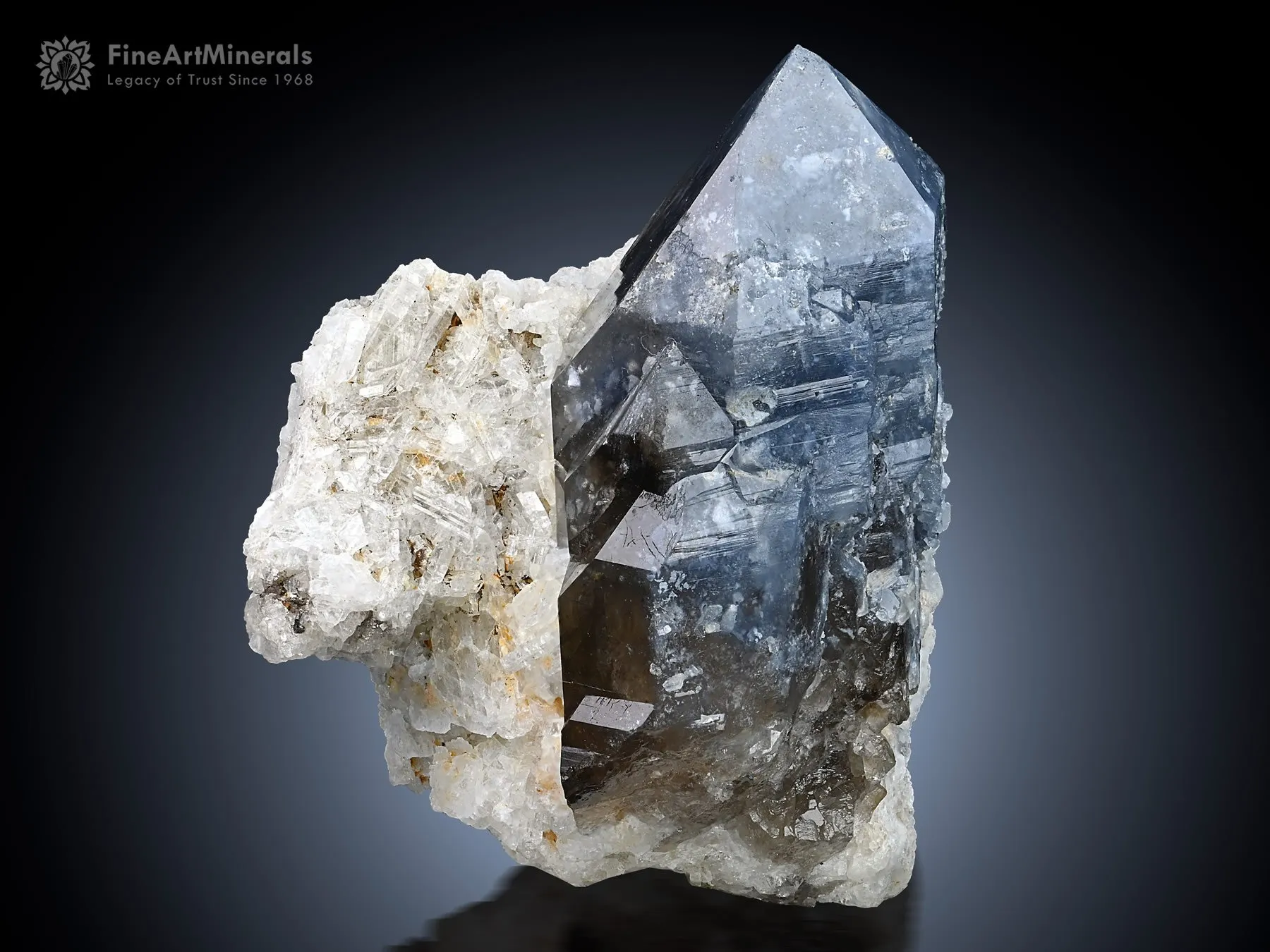 Blue Quartz on Matrix from KPK Pakistan - image 1