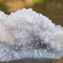 Blue quartz with Coating Calcite from India - image 6