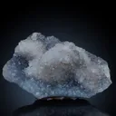Blue quartz with Coating Calcite from India - image 1