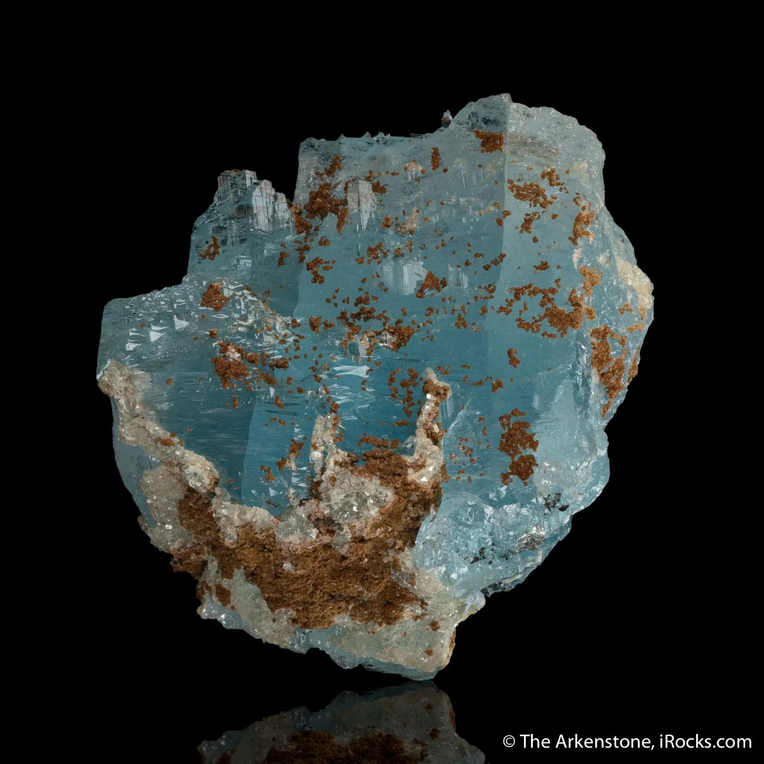 Blue Topaz and Zanazziite - image 3