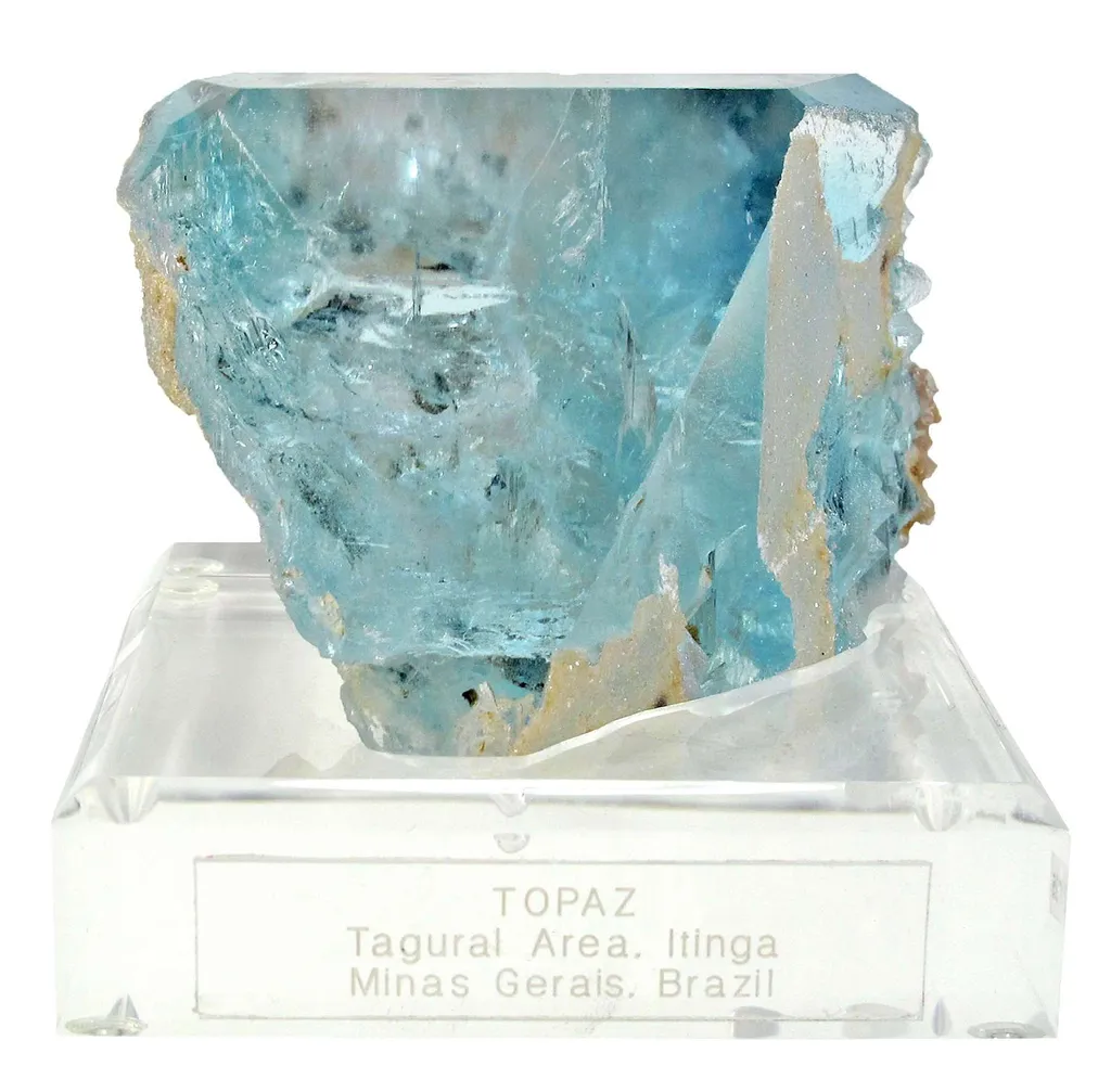 Blue Topaz With Lepidolite image