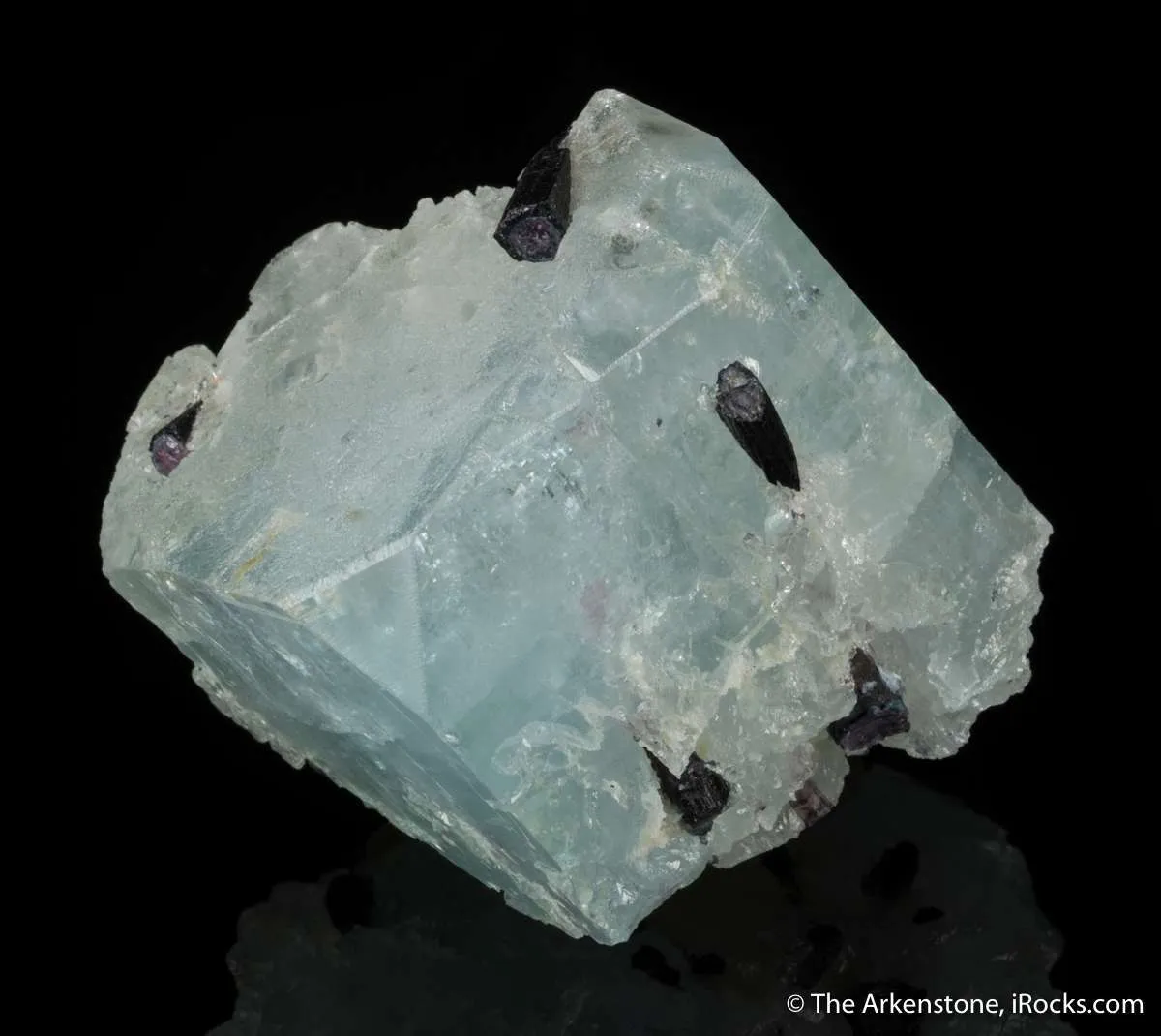 Blue Topaz with Tourmaline - image 2