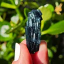 Blue Tourmaline from Mina Gerais, Brazil. Indicolite blue tourmaline showcases incredible colour, luster and translucency. - image 1