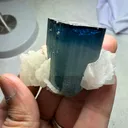 Blue Tourmaline with Quartz from Afghanistan - image 1