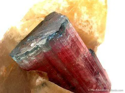 Bluecap Tourmaline on Quartz - image 3