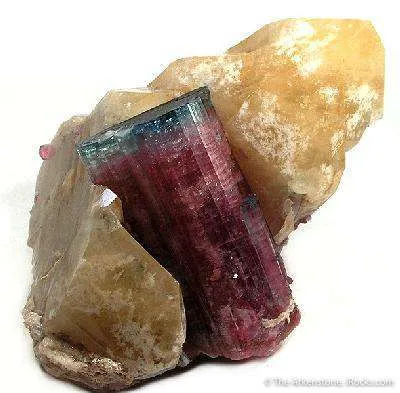 Bluecap Tourmaline on Quartz - image 1