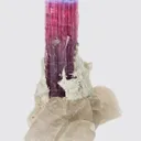 "Bluecap" Tourmaline on Quartz with Cleavelandite - image 4