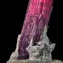 "Bluecap" Tourmaline on Quartz with Cleavelandite - image 2