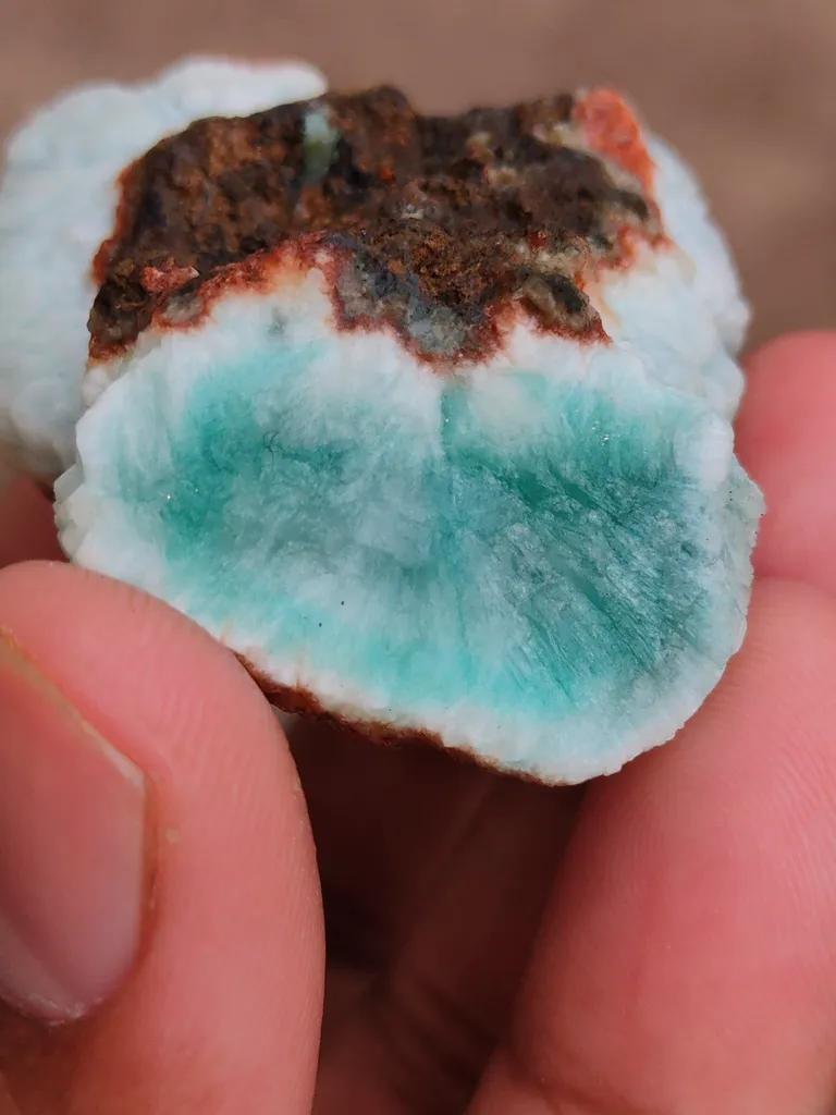 Bluesh Green Apophyllite Bow - image 9