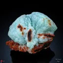 Bluesh Green Apophyllite Flower on Heulandite Matrix - image 1