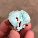 Bluesh Green Apophyllite Flower on Heulandite Matrix - image 7