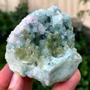 Bluish Green Tourmaline Crystal on Matrix from Afghanistan - image 1