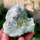 Bluish Green Tourmaline Crystal on Matrix from Afghanistan - image 5