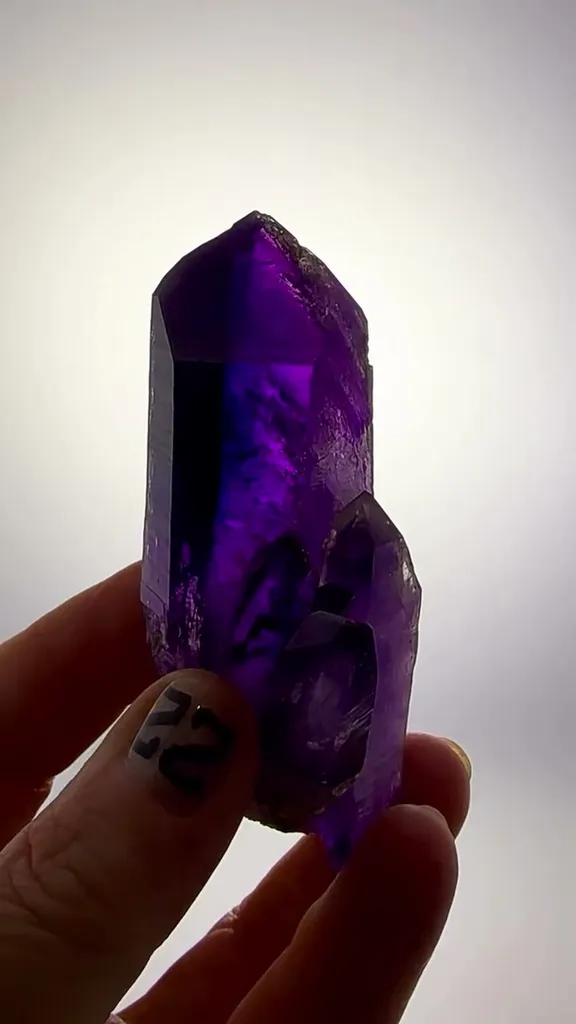 Blurple perfection from one of Namibia’s most coveted Amethyst localities image