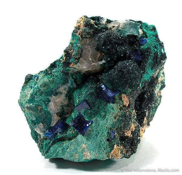 Boleite With Atacamite and Malachite - image 1