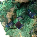 Boleite With Atacamite and Malachite - image 2