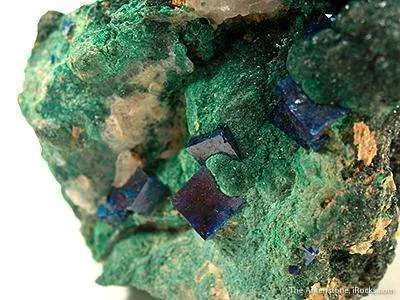 Boleite With Atacamite and Malachite - image 2