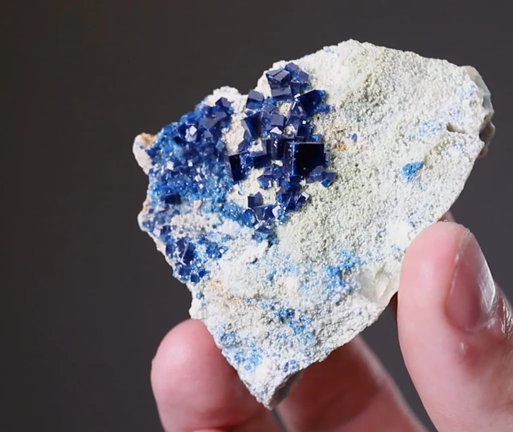 Boleite with PARATACAMITE and Gypsum - image 2