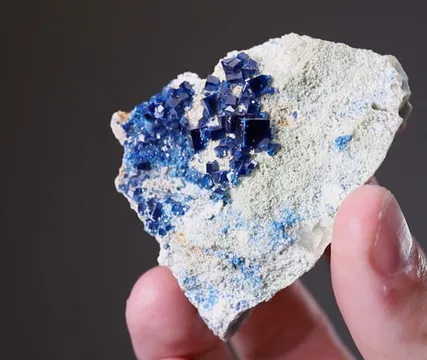 Boleite with PARATACAMITE and Gypsum