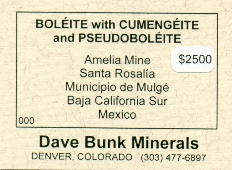 Boleite with Pseudoboleite and Cumengeite - image 7