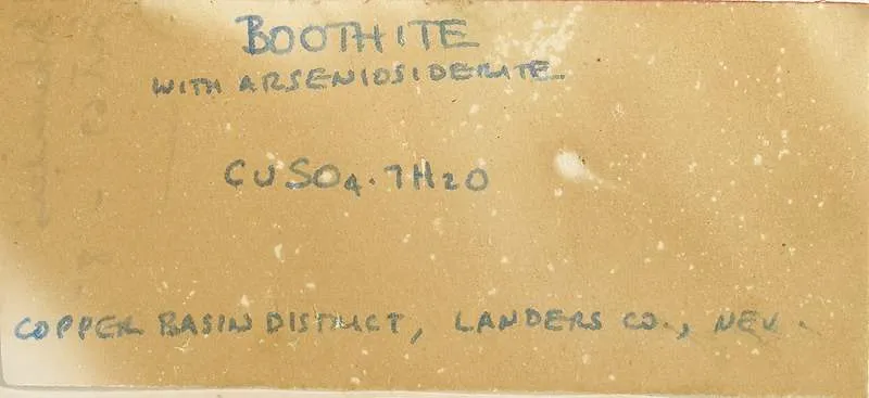 Boothite With Arseniosiderite - image 4