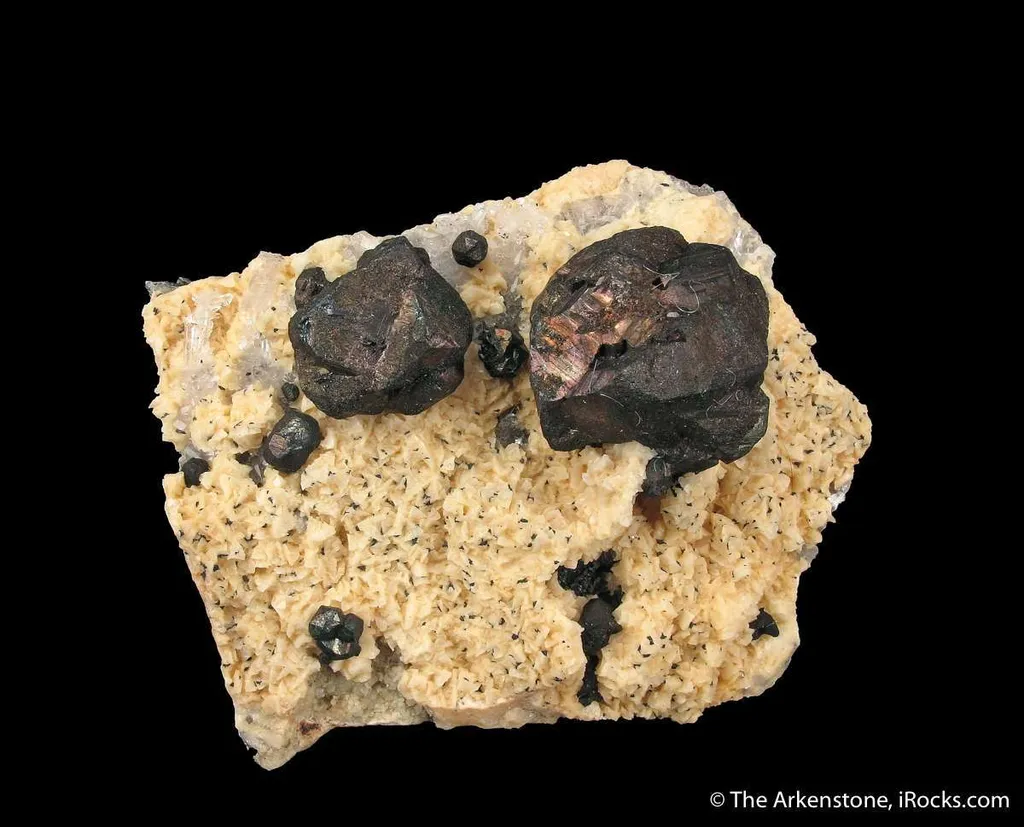 Bornite and Baryte on Quartz image