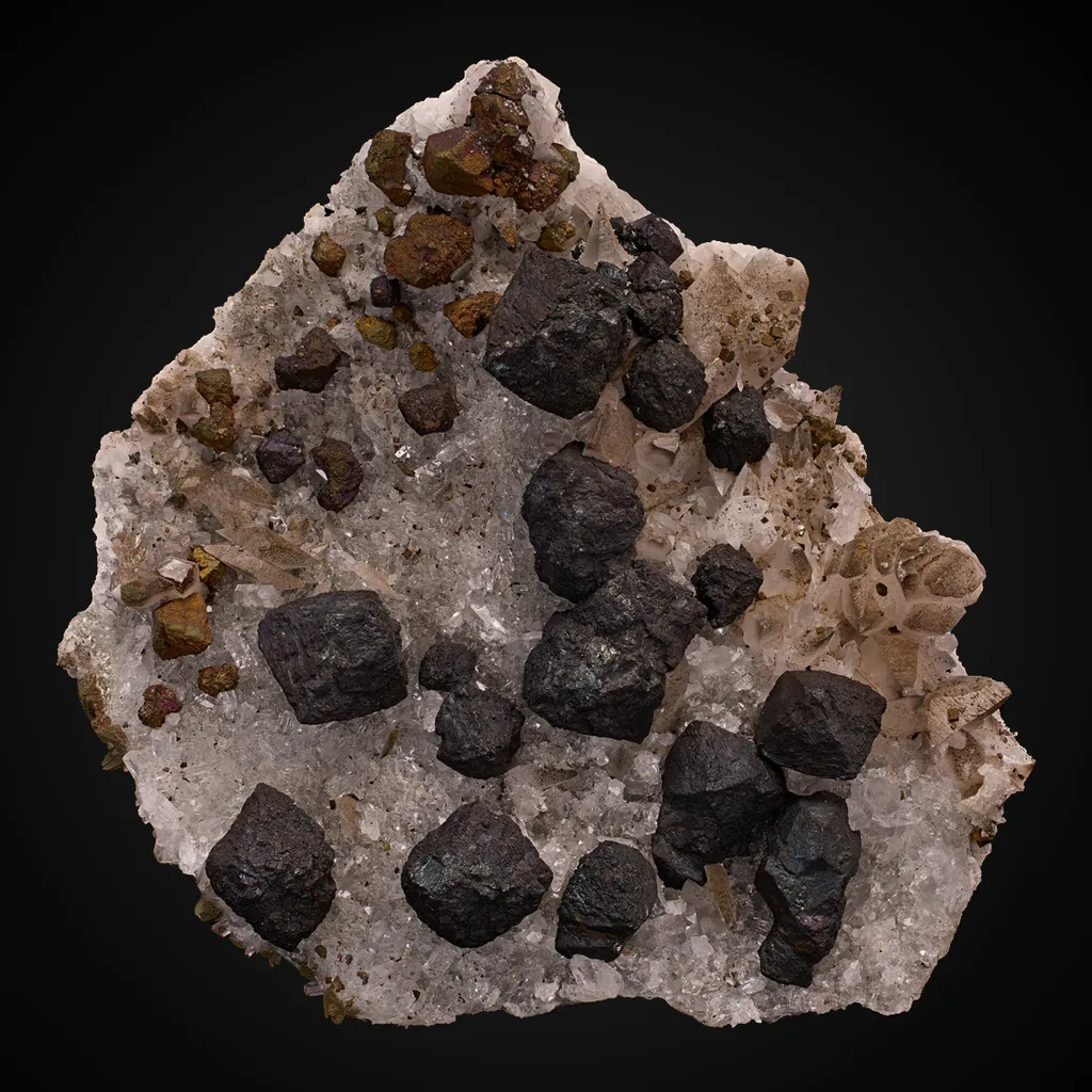 Bornite, Calcite image