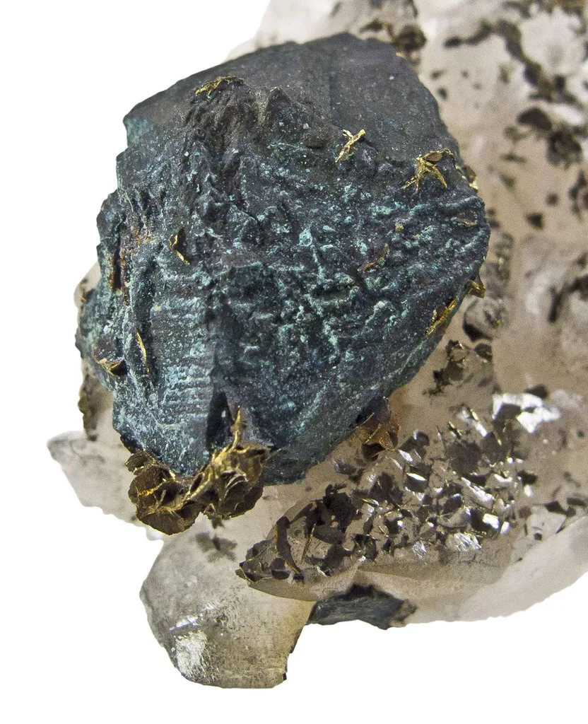 Bornite on Calcite - image 5