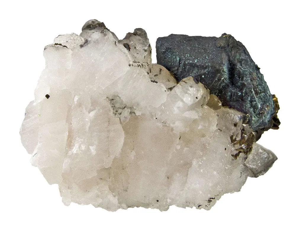Bornite on Calcite - image 6