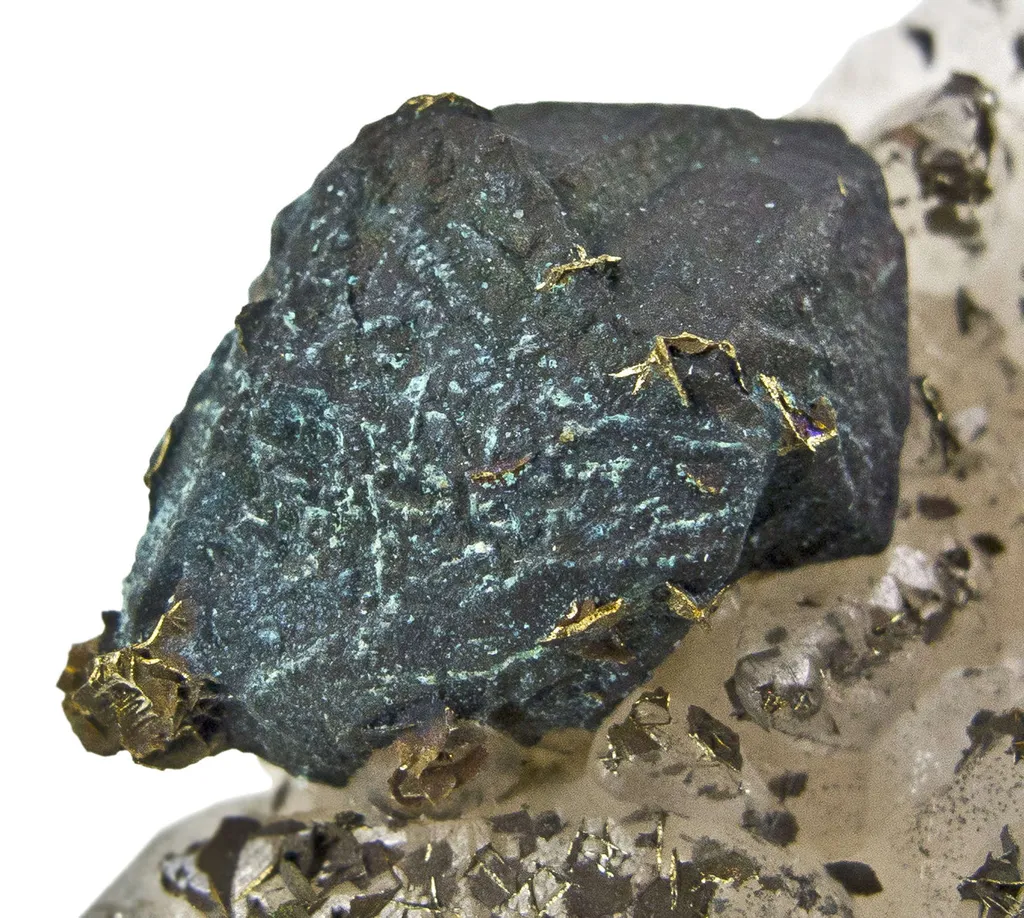 Bornite on Calcite - image 3