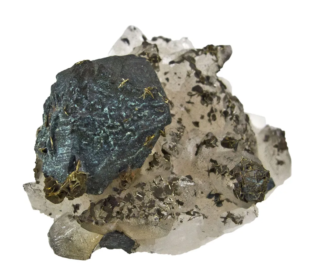 Bornite on Calcite - image 4