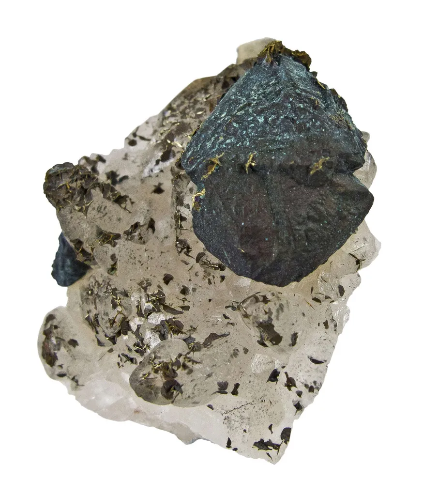 Bornite on Calcite - image 7