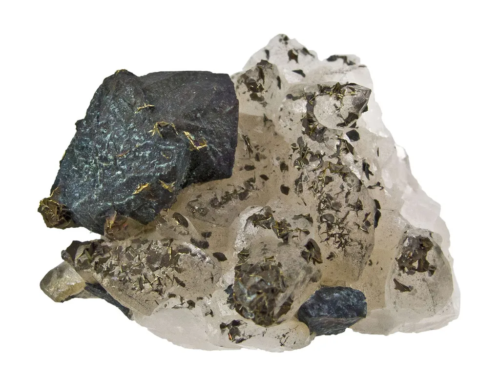 Bornite on Calcite image