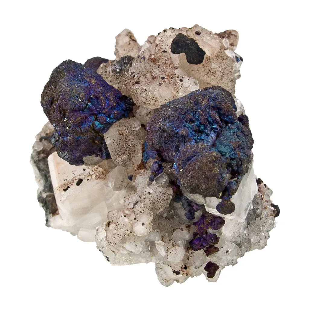 Bornite on Calcite image