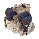 Bornite on Calcite - image 1
