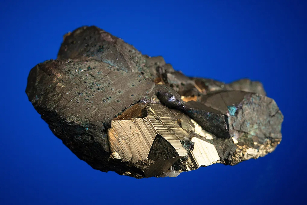 Bornite on Pyrite - image 3
