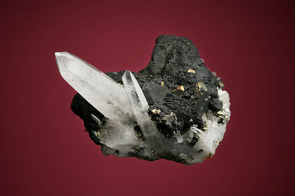 Bornite on Quartz - image 3