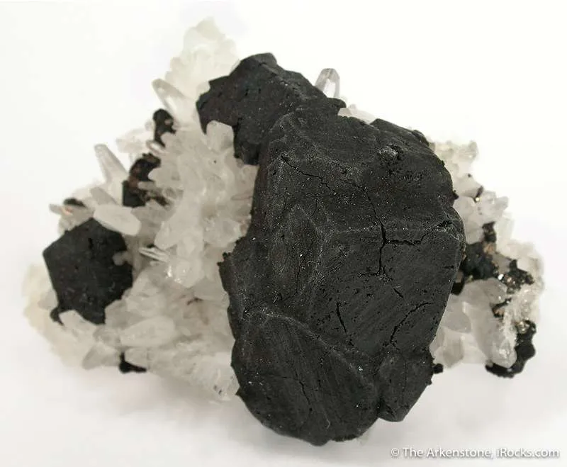 Bornite on Quartz - image 2