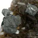 Bornite on Quartz - image 2