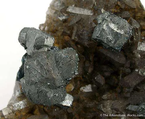 Bornite on Quartz - image 2