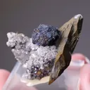 Bornite with Calcite and Quartz - image 2