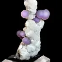 Botryoidal Amethyst on Prehnite - image 1