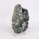 Botryoidal Babingtonite & Coated Calcite with Chalcedony Natural Mineral Specimen - image 3