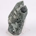 Botryoidal Babingtonite & Coated Calcite with Chalcedony Natural Mineral Specimen - image 1