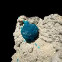 Botryoidal Cavansite on Sparkling Heulandite Matrix – Rare Indian Zeolite Mineral Specimen from Pune - image 6