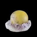 Botryoidal Fluorite on Amethyst | SELF STANDING | High Quality Mineral | Indian Minerals | Superb Minerals | Collectors Piece - image 4