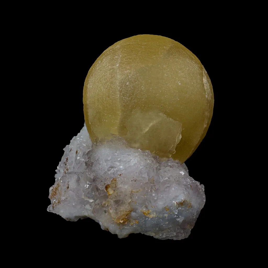 Botryoidal Fluorite on MM Quartz Rare Natural Mineral Specimen image