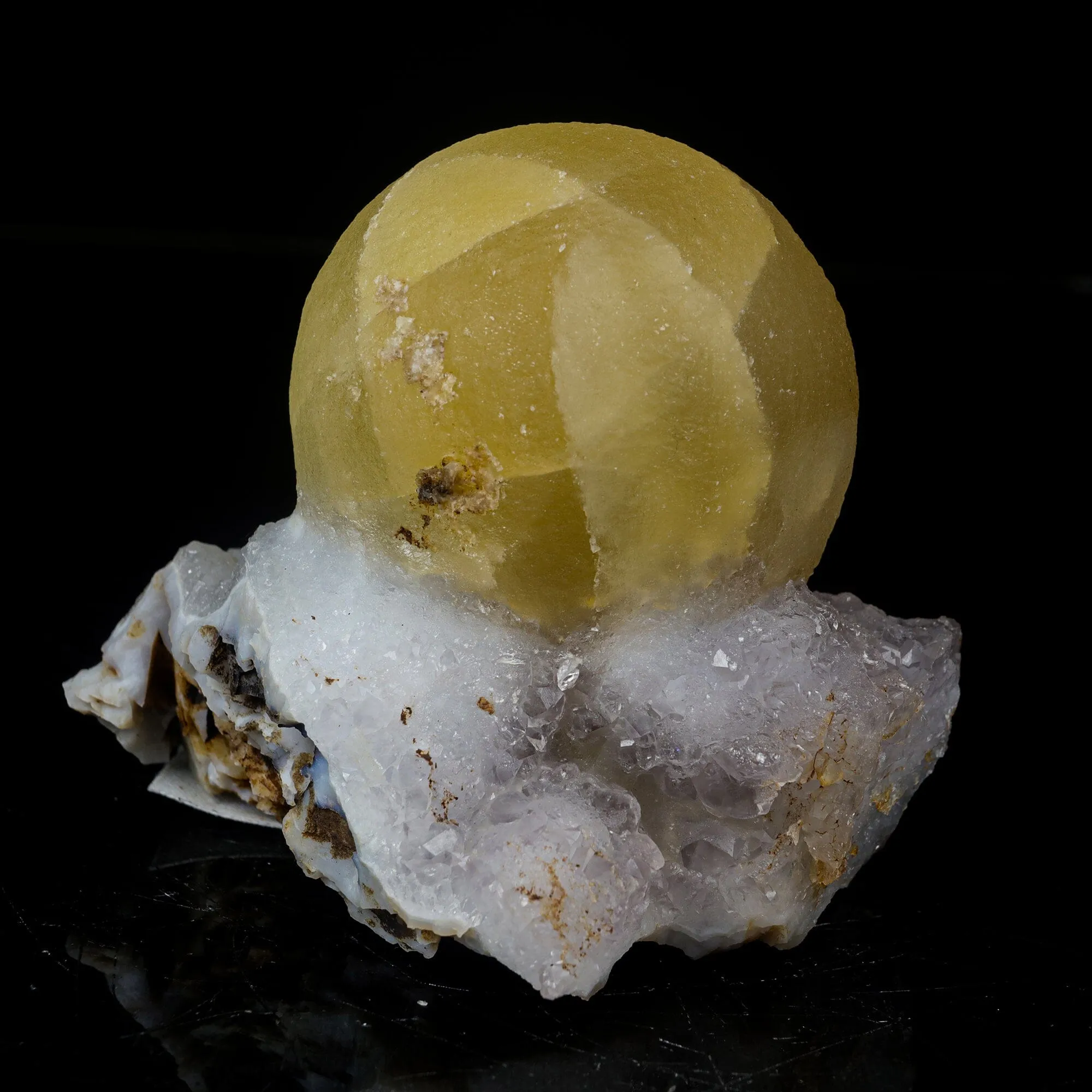 Botryoidal Fluorite on MM Quartz Rare Natural Mineral Specimen - image 2