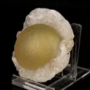 Botryoidal Fluorite on MM Quartz Rare Natural Mineral Specimen - image 2